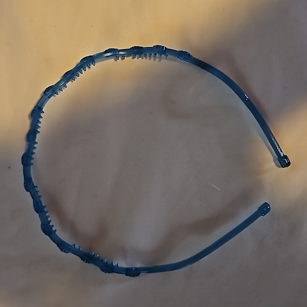 Blue rose flower kids headband